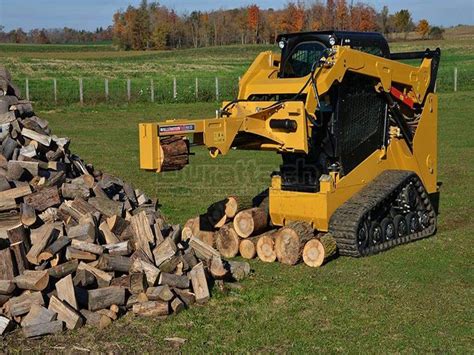 log splitter for mustang skid steer|best skid steer log splitter.